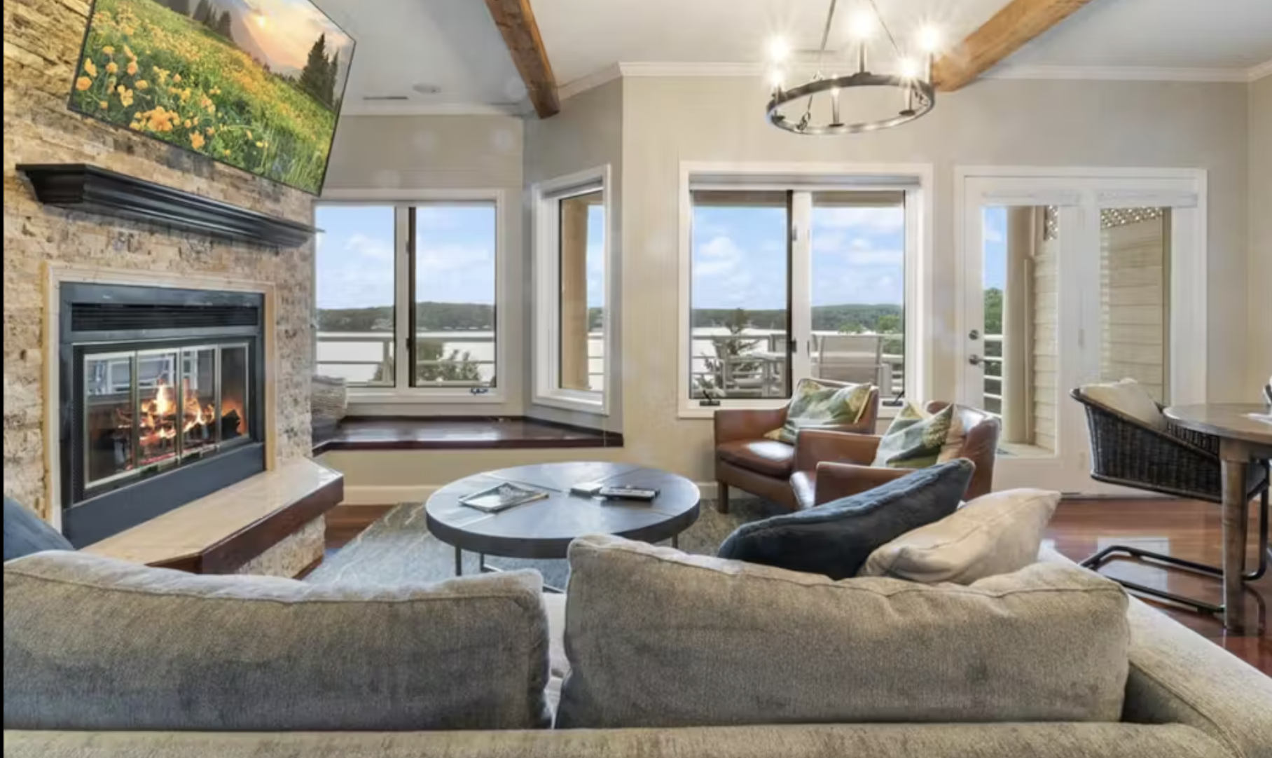 Welcoming vacation rental living room